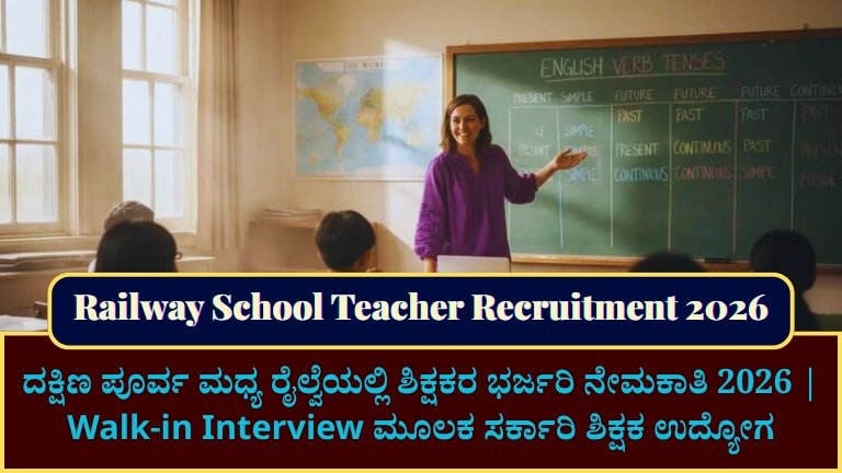 Railway School Teacher Recruitment 2026
