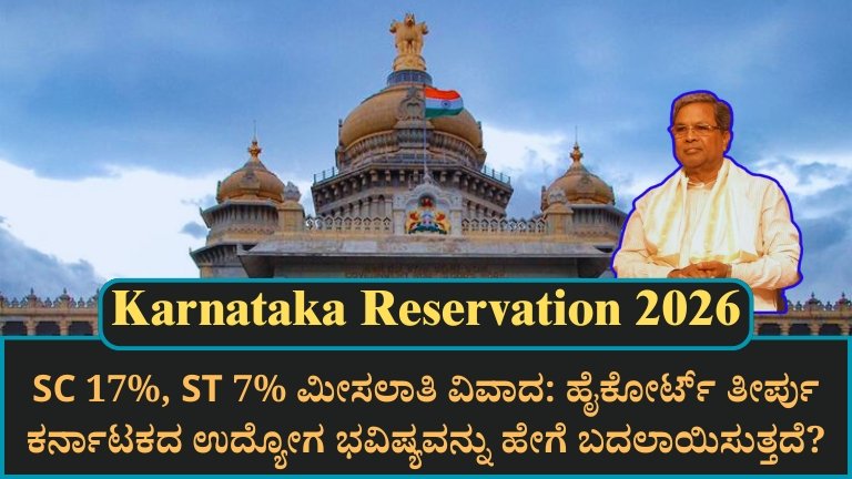 Karnataka Reservation 2026